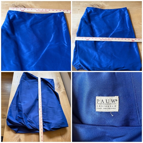 PAUW AMSTERDAM SILK BLAZER SKIRT SET LINED 1 US 6 ELEGANT WEDDING GUEST GLAMOUR - Picture 6 of 12